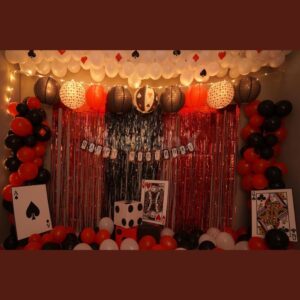 Casino Theme Birthday Decor