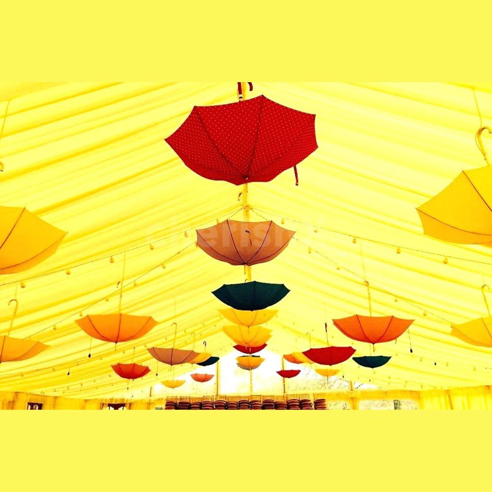 Colourful Umbrella Decor