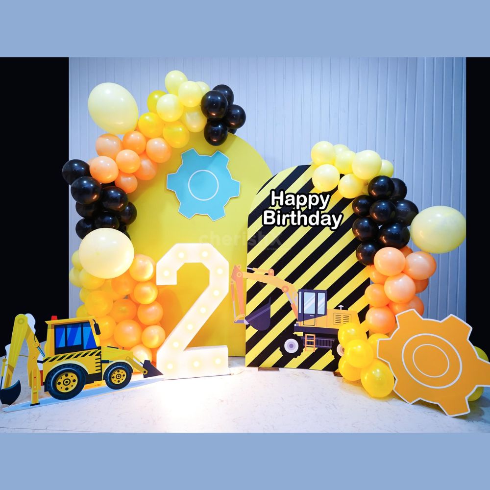 Construction Theme Birthday Decor