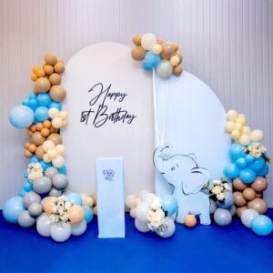 Elephant Elegance: Birthday Decoration