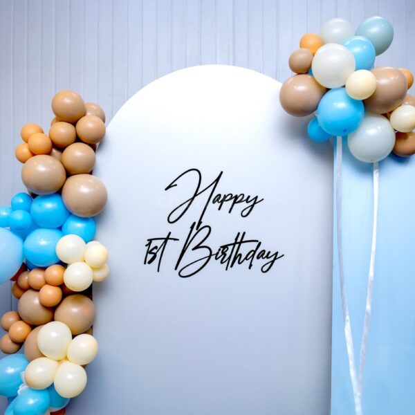 Elephant Elegance: Birthday Decoration - Image 3