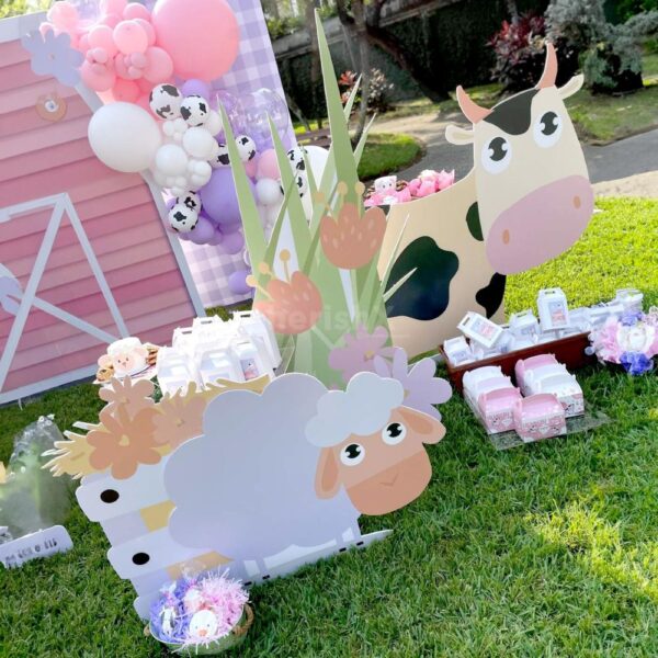 Farmyard Flourish Kids Birthday Decoration - Image 2
