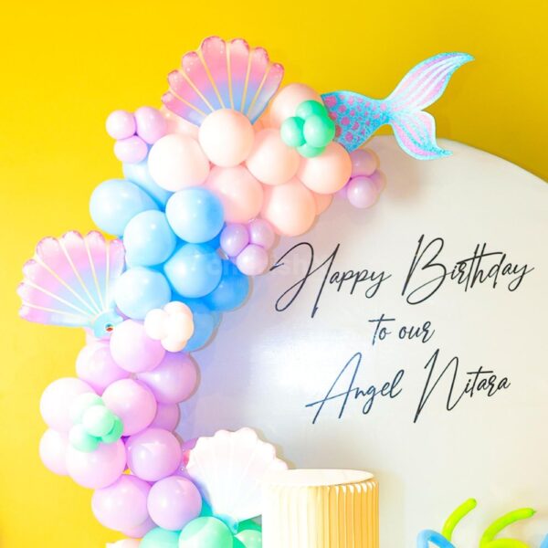 Mermaid Theme Birthday Ring Decor - Image 2
