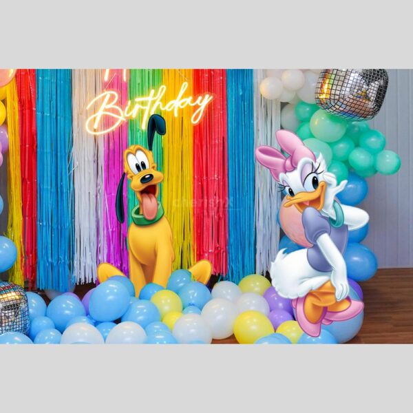 Minnie and friends Rainbow Birthday Decoration - Image 2