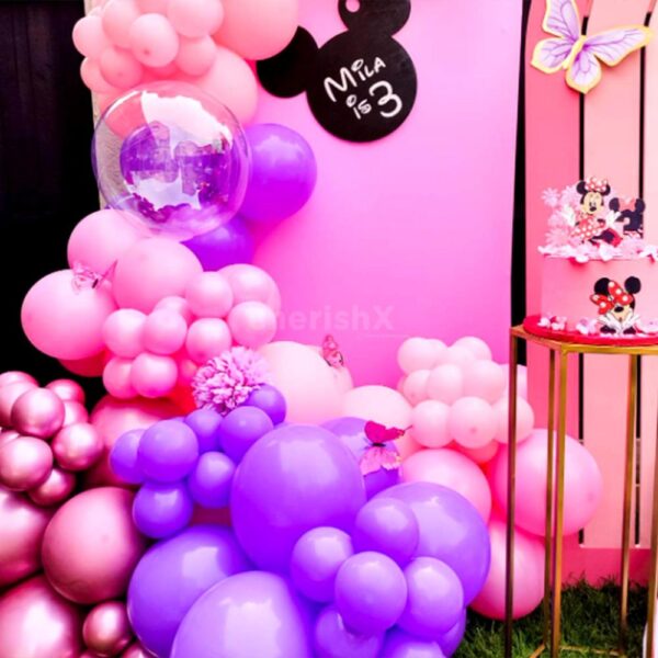 Minnie Mouse Theme Kids Birthday Decoration - Image 2