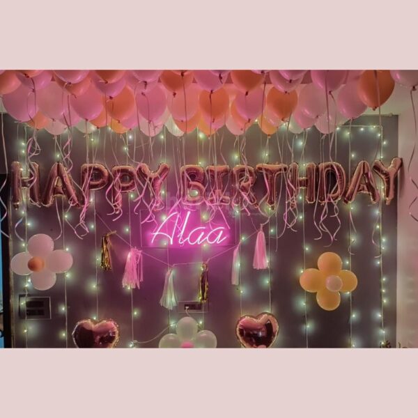 Pastel And Rosegold Birthday Decor - Image 2