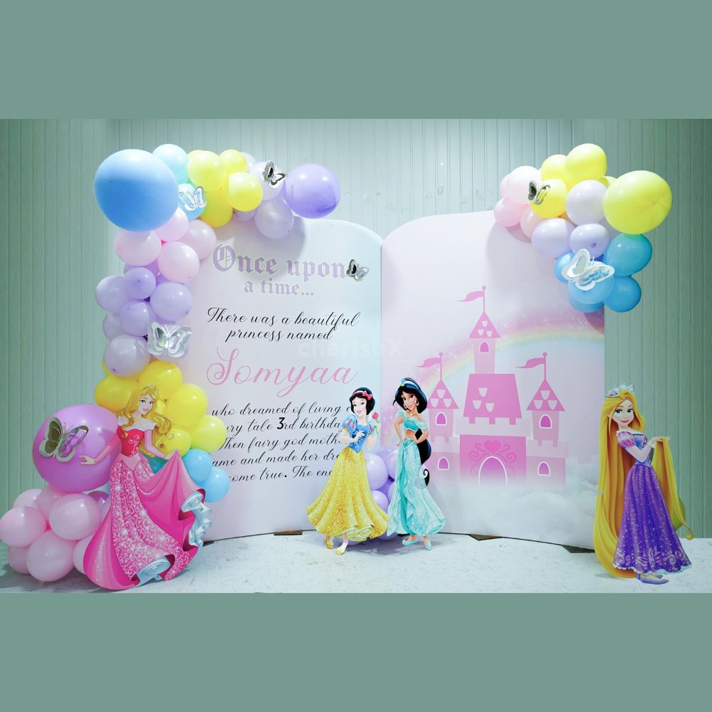 Pastel Theme Princess Birthday Decor