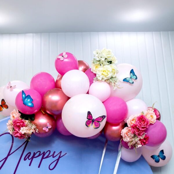 Pink and Purple Elephant Birthday Decor - Image 3