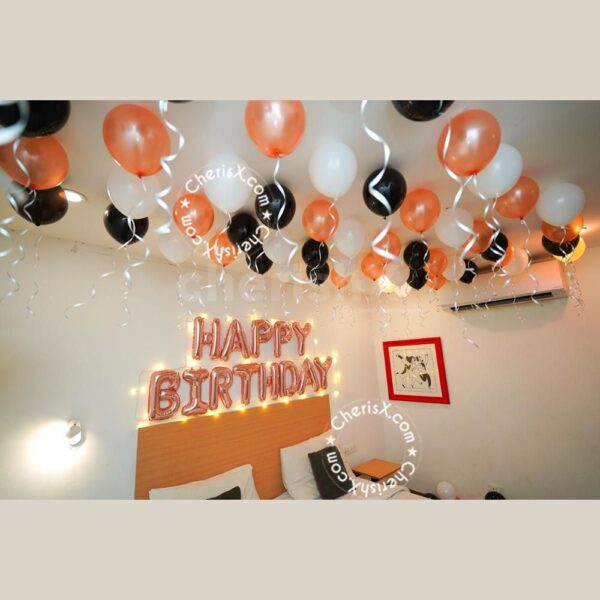 Rosegold And Black Birthday Surprise - Image 2