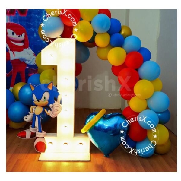 Sonic Theme Ring Birthday Decor - Image 2