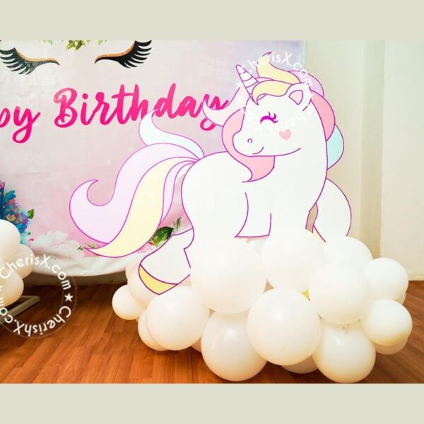 Unicorn Theme Ring Birthday Decor - Image 3